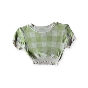 Green and white Crop